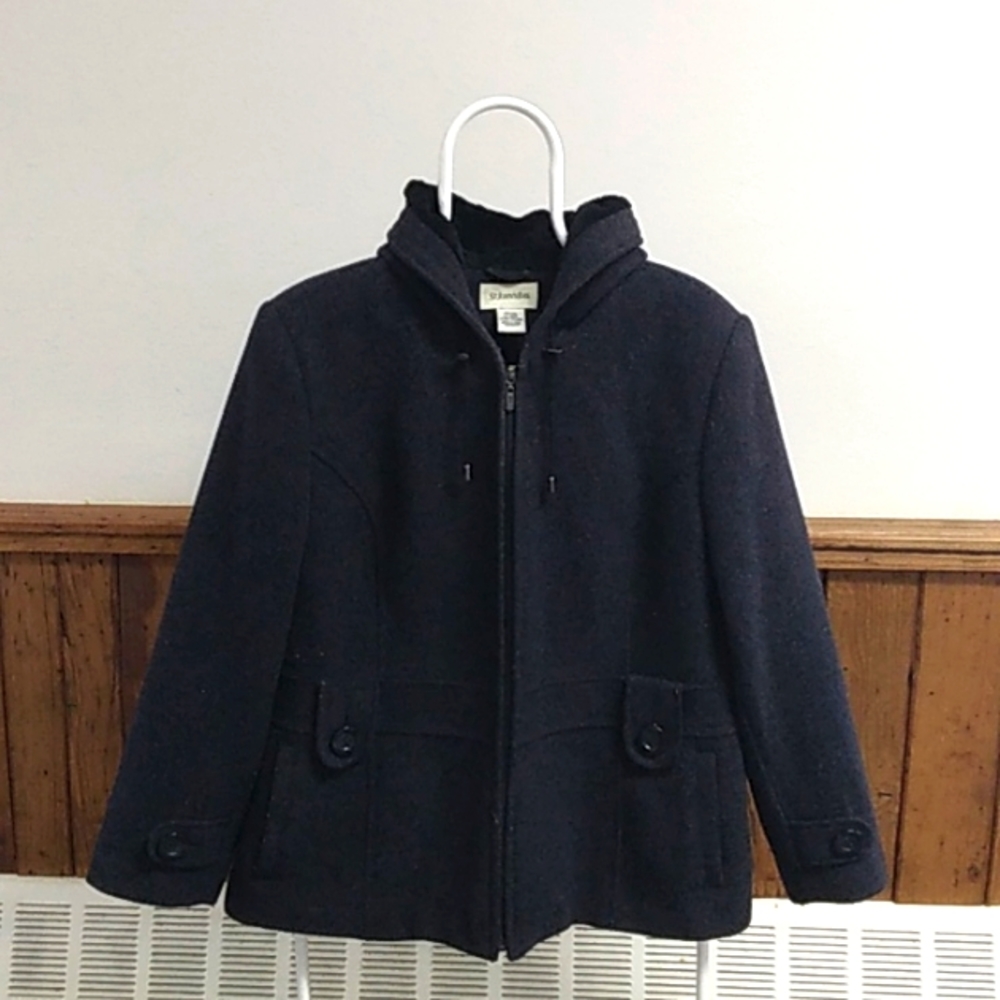 Ladies St. John's Bay black Jacket, Sz Petite XL